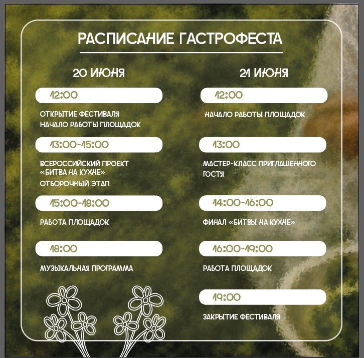 Расписание1